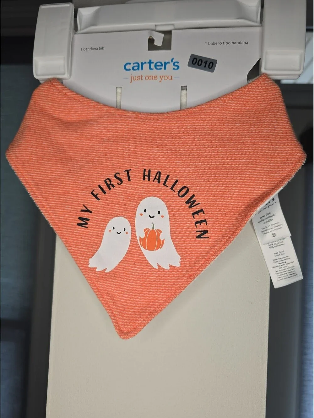 Bandana bib nwt halloween item 10G8